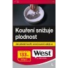 Cigaretový tabák West original Red uzavíratelný sáček L 60g