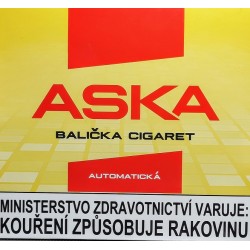 Balička cigaret automatická plechová krabička na tabák 70 mm Aska