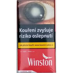 Kartonové balení cigarety s filtrem tvrdá krabička Winston Classic 100s kolek L 136 Kč 10x20 ks - 200 ks cigaret