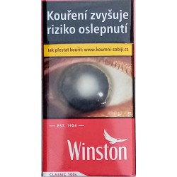 Kartonové balení cigarety s filtrem tvrdá krabička Winston Classic 100s kolek L 136 Kč 10x20 ks - 200 ks cigaret