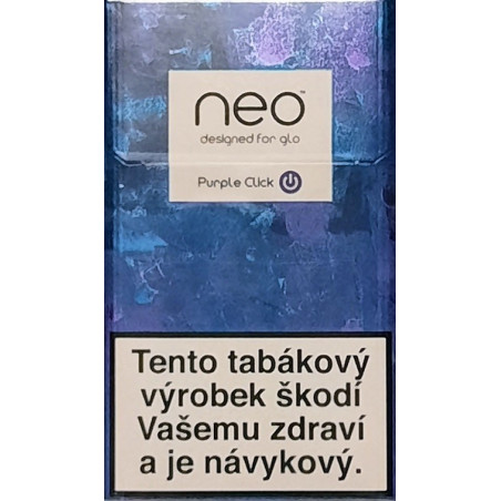 Purple click Neo designed for glo 6,8g/20ks 6,8g