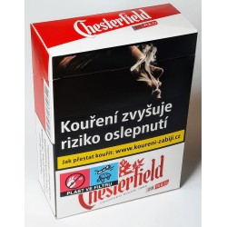 Kartonové balení tvrdá krabička cigarety s filtrem Chesterfield Crowned Red 25s kolek L 165 Kč 8x25 ks