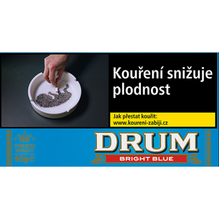 Cigaretový tabák Drum Bright Blue 40 g