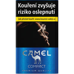 Kartonové balení tvrdá krabička cigarety s filtrem Camel Compact kolek L 132 Kč 10x20ks